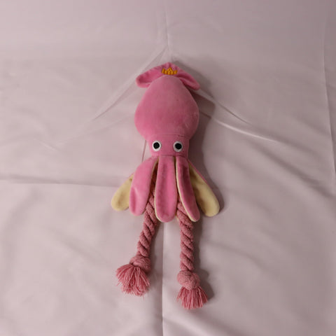 Hundespielzeug, Quietschendes Hundespielzeug, Tintenfisch Hundespielzeug, Rosa Hundespielzeug, Vlies Hundespielzeug, Interaktives Hundespielzeug, Kauspielzeug für Hunde, Weiches Hundespielzeug, Hunde Quietschspielzeug, Kuscheliges Hundespielzeug, Quietschender Tintenfisch, Rosa Tintenfisch Spielzeug, Hundespielzeug mit Quietsche, Vlies Tintenfisch Spielzeug, Spielzeug für kleine Hunde, Spielzeug für große Hunde, Quietschender Tintenfisch aus Vlies, Hunde Quietsch Tintenfisch, DogFreund,Haustierbedarf